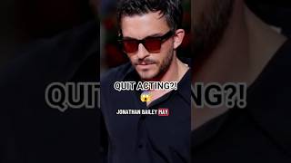 Jonathan Bailey Rumored to Quit Acting?#JonathanBailey #Bridgerton #CelebrityNews