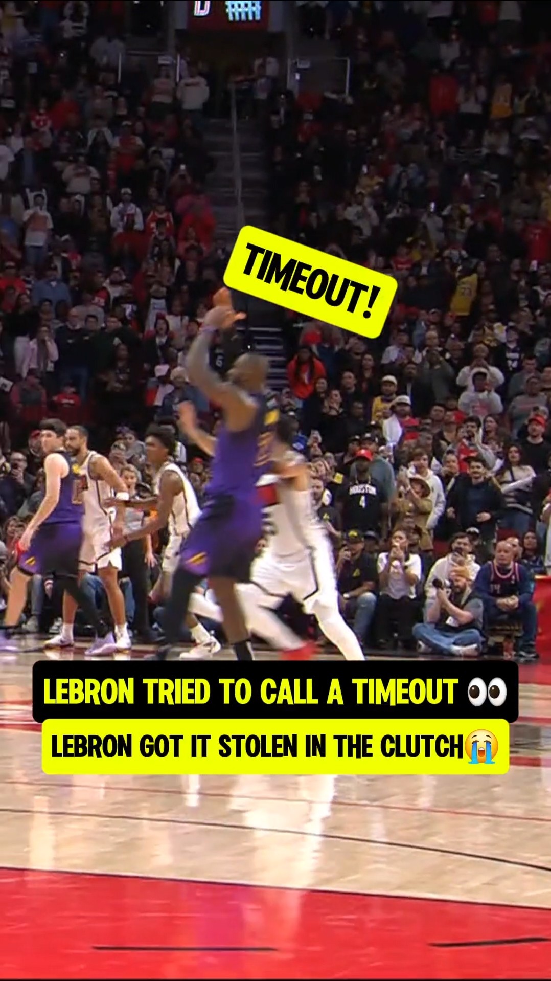 The Refs didn't see LeBron?