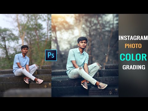 Photoshop cc Instagram Photo Color Grading Tips & Trick | Photoshop Retouching tutorial @AmitEditz77