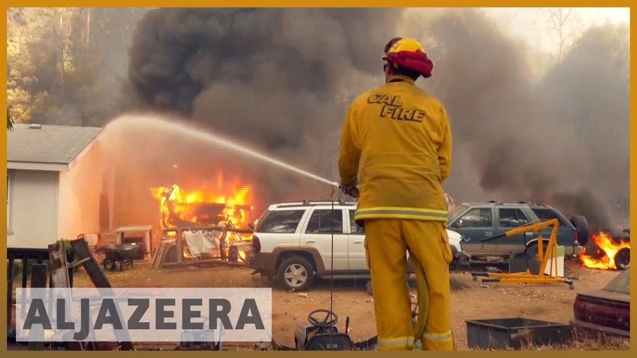🇺🇸 🔥 مقتل طفلين جراء حرائق الغابات المستعرة في كاليفورنيا | الجزيرة الإنجليزية