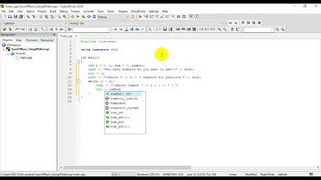 Sum of N numbers using While Loop in C++