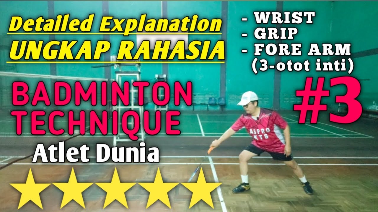 TEKNIK BADMINTON Diungkap Detail Di Channel PB KUSUMA TANGKAS