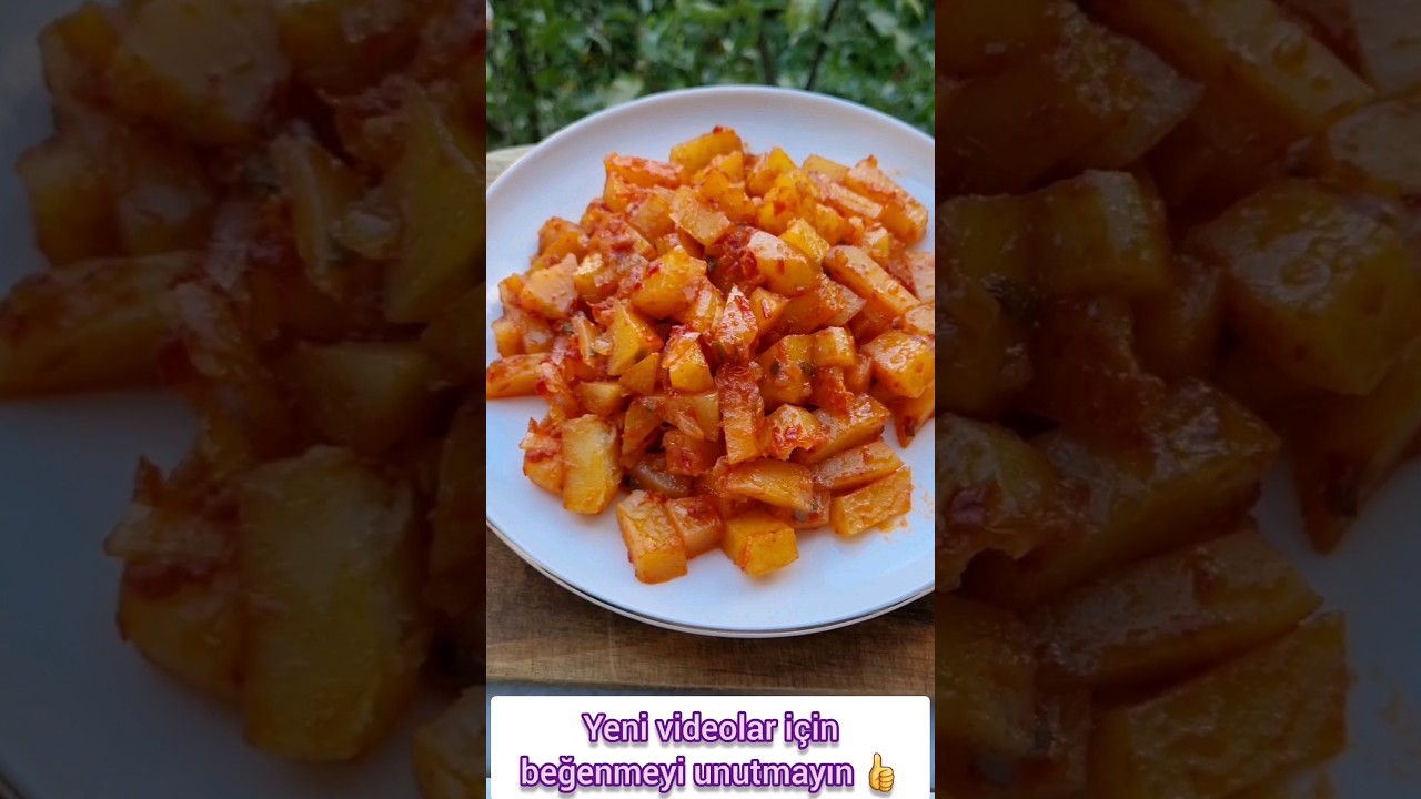 Kahvaltı için pratik soğanlı patates tava 🥔🥔🥔🌶🌶🌶 #patates #kahvaltı #nefis