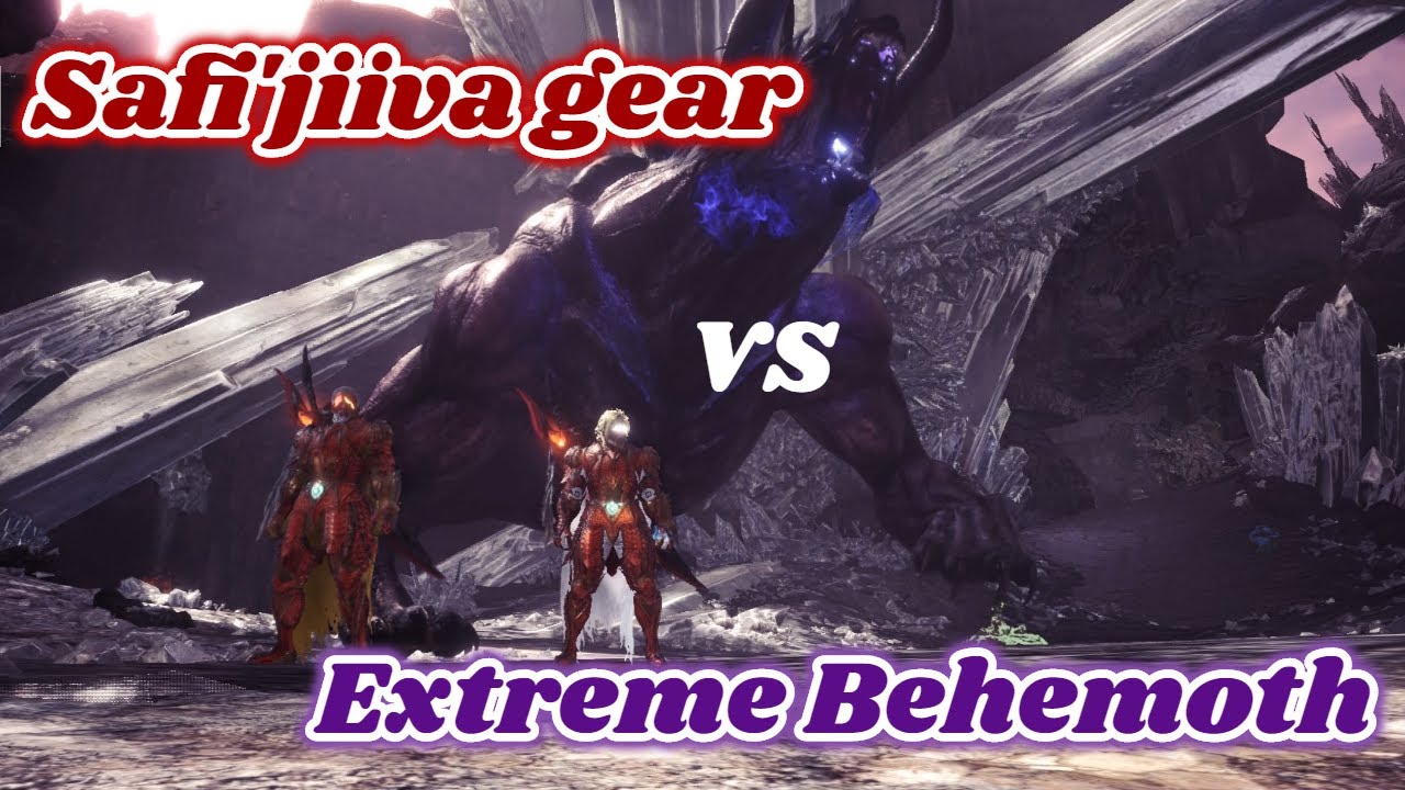 Does Safi'jiiva gears make Extreme Behemoth easier?