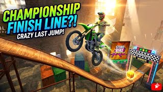 IMPOSSIBLE JUMP! 😱 Stunt Bike Extreme Championship Finish Line! Crazy games 2027 