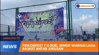 Fidkomfest 70 Duel Sengit Warnai Laga Basket Antar Jurusan  News