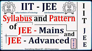 Complete Pattern And Syllabus of IIT - JEE Mains & Advanced of Physics | Chemistry & Mathematics !!