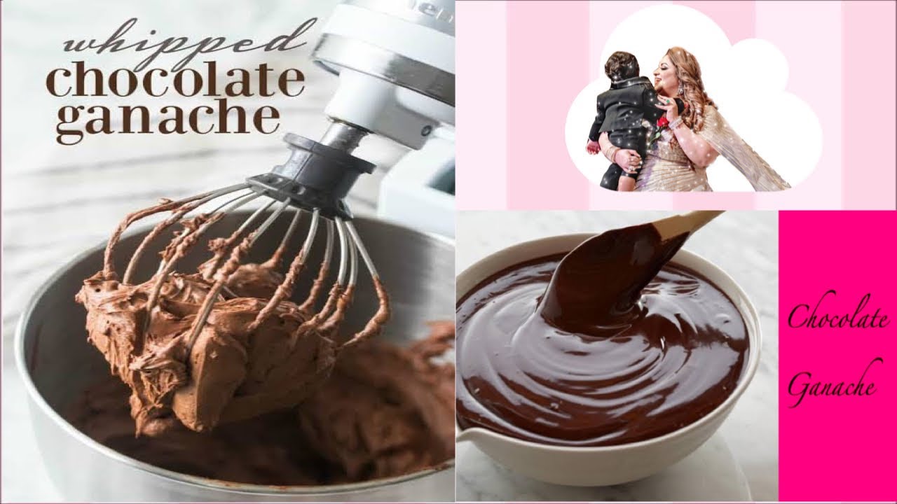 How To Make Whipped Dark Chocolate Ganache? | 2 Ingredients Chocolate Ganache | Chocolate Frosting