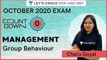 Concepts of Group Behaviour | Management | Target NTA-UGC NET Paper 2 for 2020/2021 | Charu Goyal