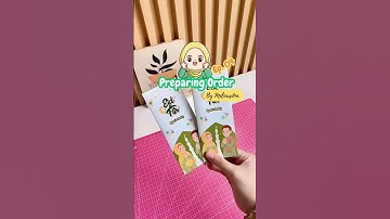 Preparing order with me! #amploplebaran #canvatutorial #canva #diycrafts #diy