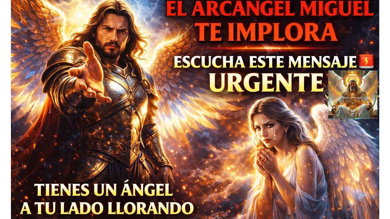 EL ARCÁNGEL MIGUEL TE IMPLORA ESCUCHA ESTE MENSAJE 🚨 URGENTE TIENES UN ...
