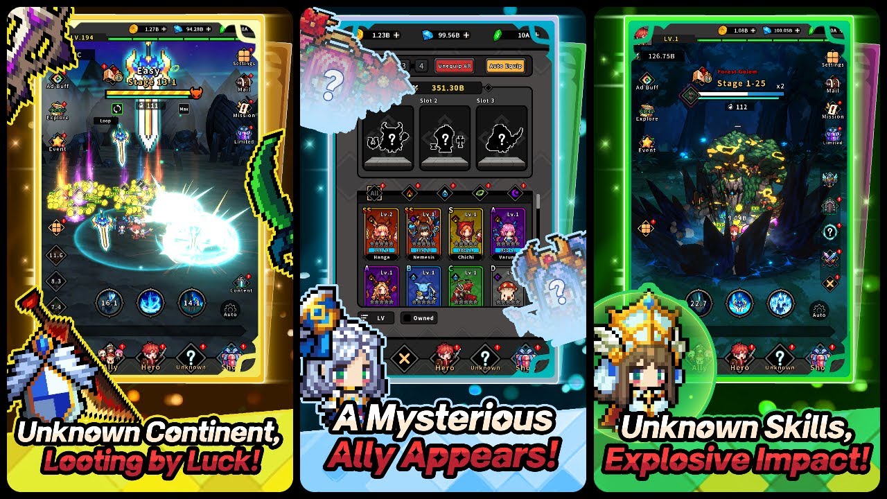 Hidden Heroes: AFK Idle RPG Game для Android