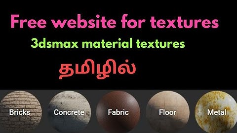 Textures in 3dsmax -Textures heaven in tamil-civil tamil