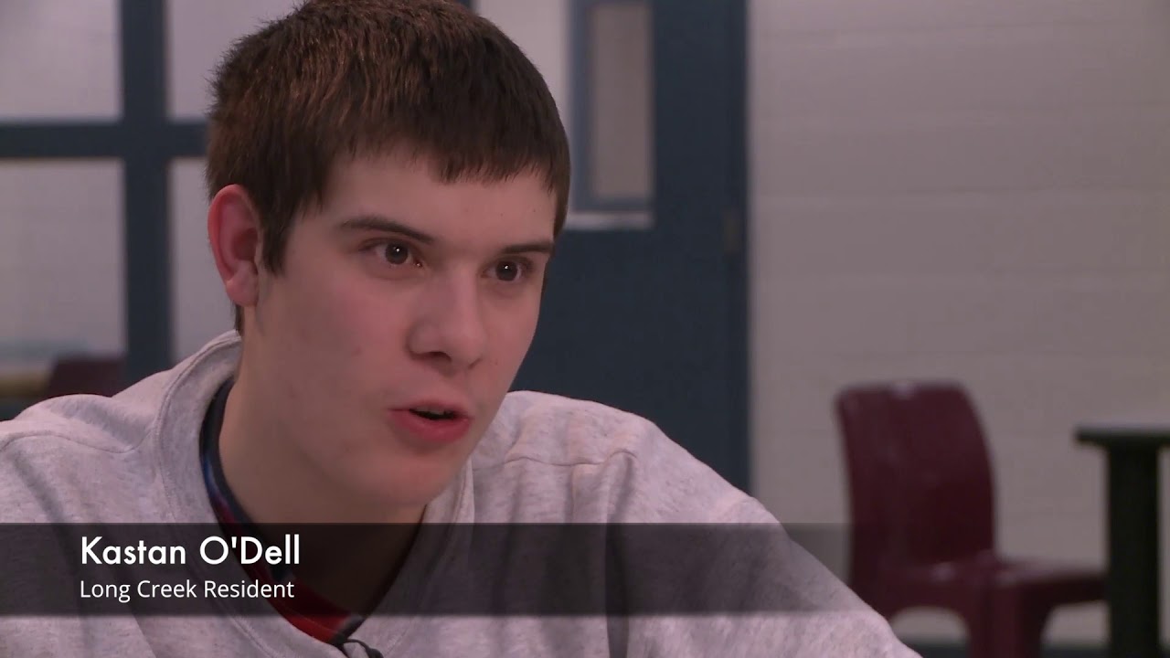 Pug therapy at Long Creek Youth Center
