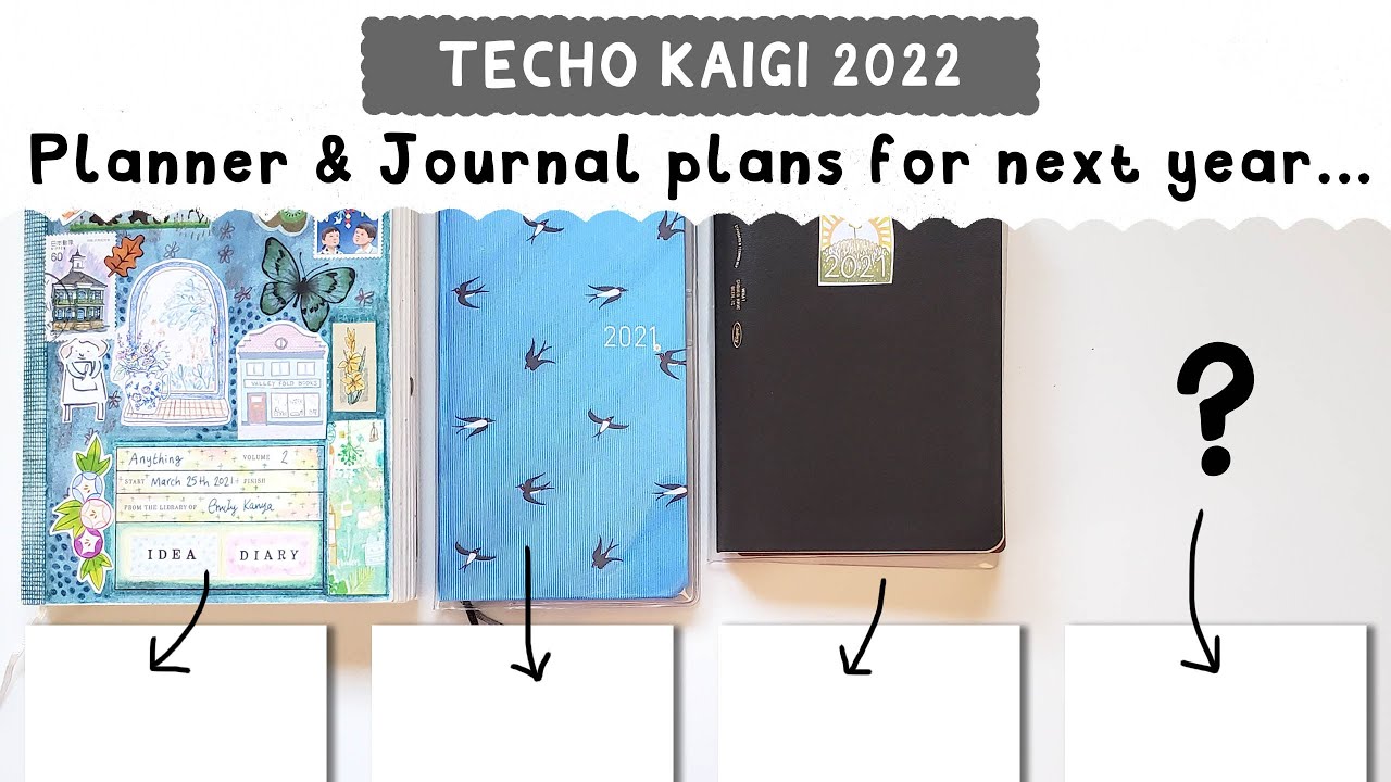 Planners and Journal Plans for 2022 | Techo Kaigi | Hobonichi
