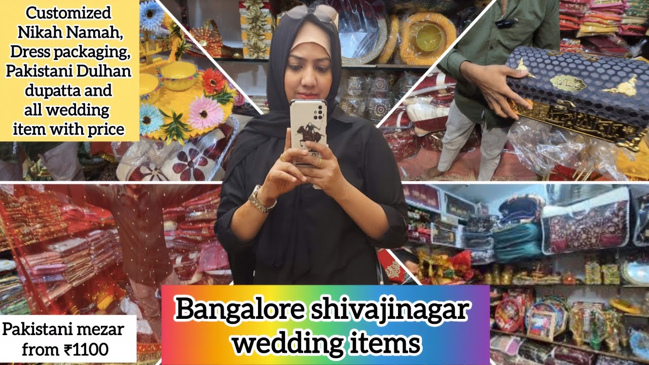 Shivajinagar's Wedding Item Store 🛍 || Shivajinagar me Shadi ka Saman || 