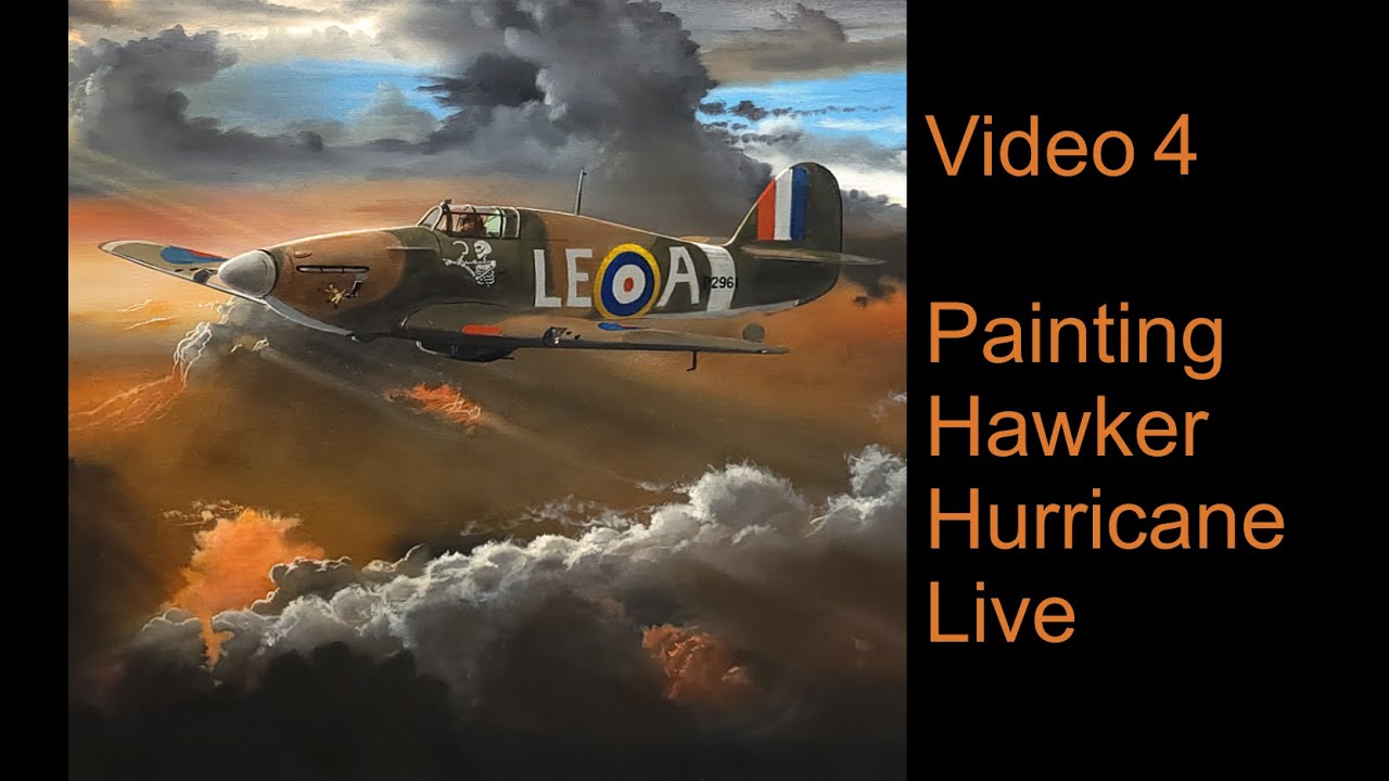 Suchiu Continues the Live, Online Painting of Hawker Hurricane