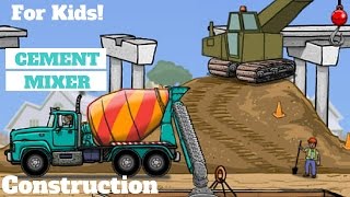 Please subscribe! video description below. cement mixer truck l for
kids follow alongside a as it drives through neighborhood. fill up the
cem...