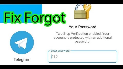 telegram two step verification forgot password FIX 100%