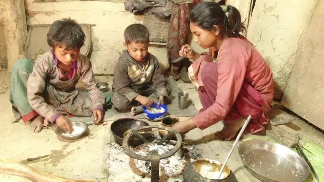 Poor family but happy family  ।। Nepali village life