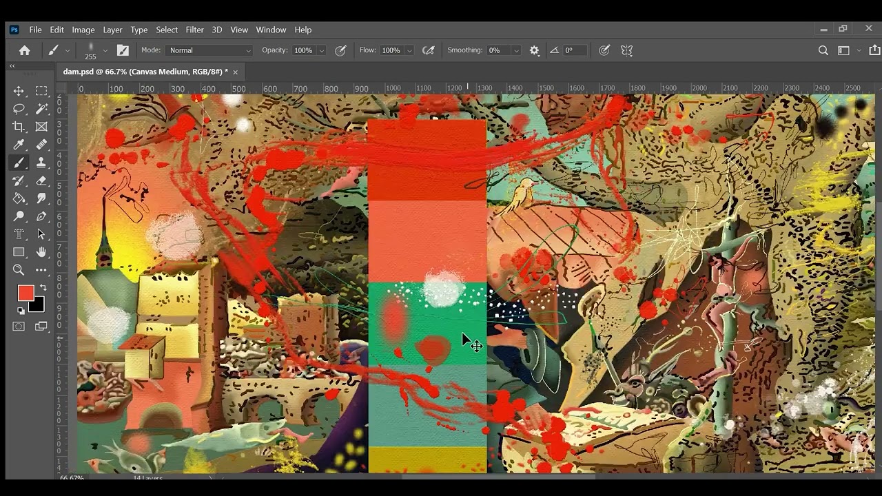 SPEED PAINTING DACIL CURBELOS /TIME LAPSE ART DIGITAL 1