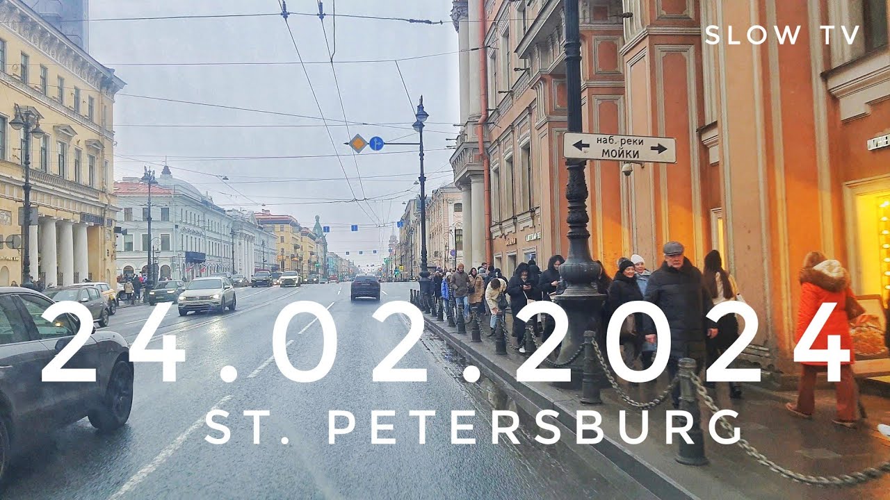 Speechless driving in Saint-Petersburg, 24.02.2024