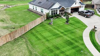 Creative Lawn Stripe Patterns