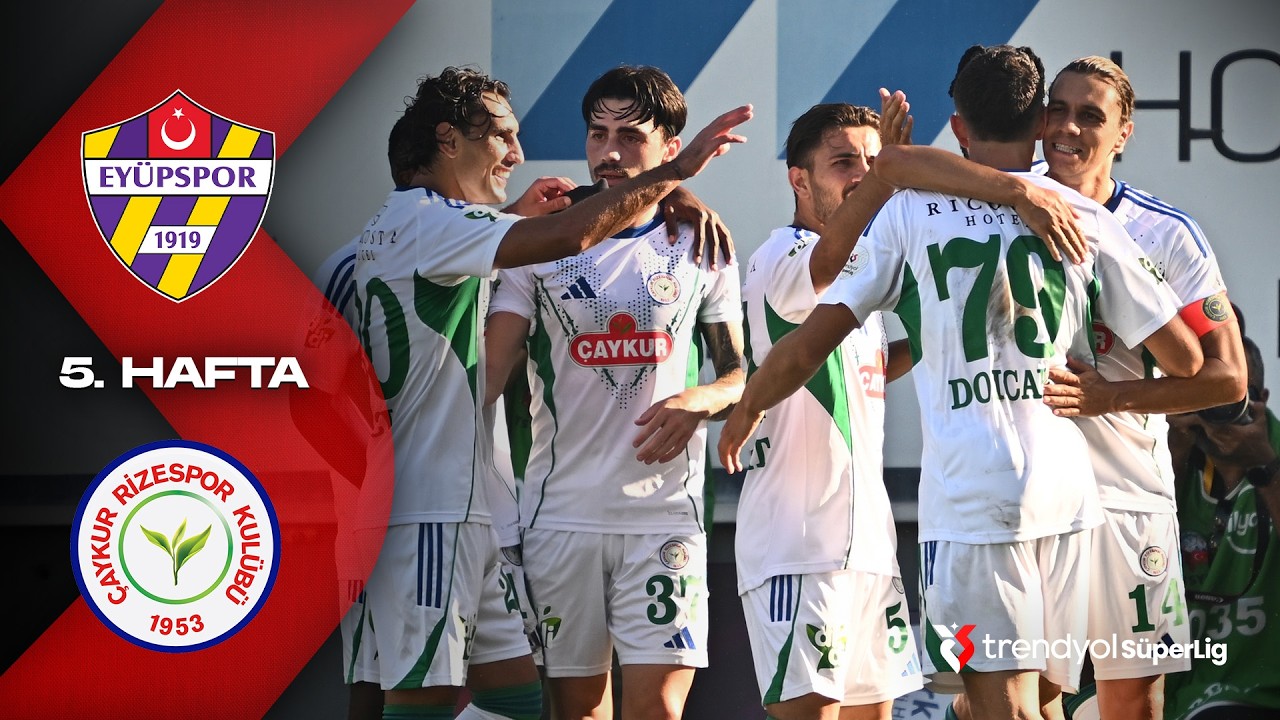 Eyüpspor - Çaykur Rizespor - Highlights/Özet | Trendyol Süper Lig - 2026/27