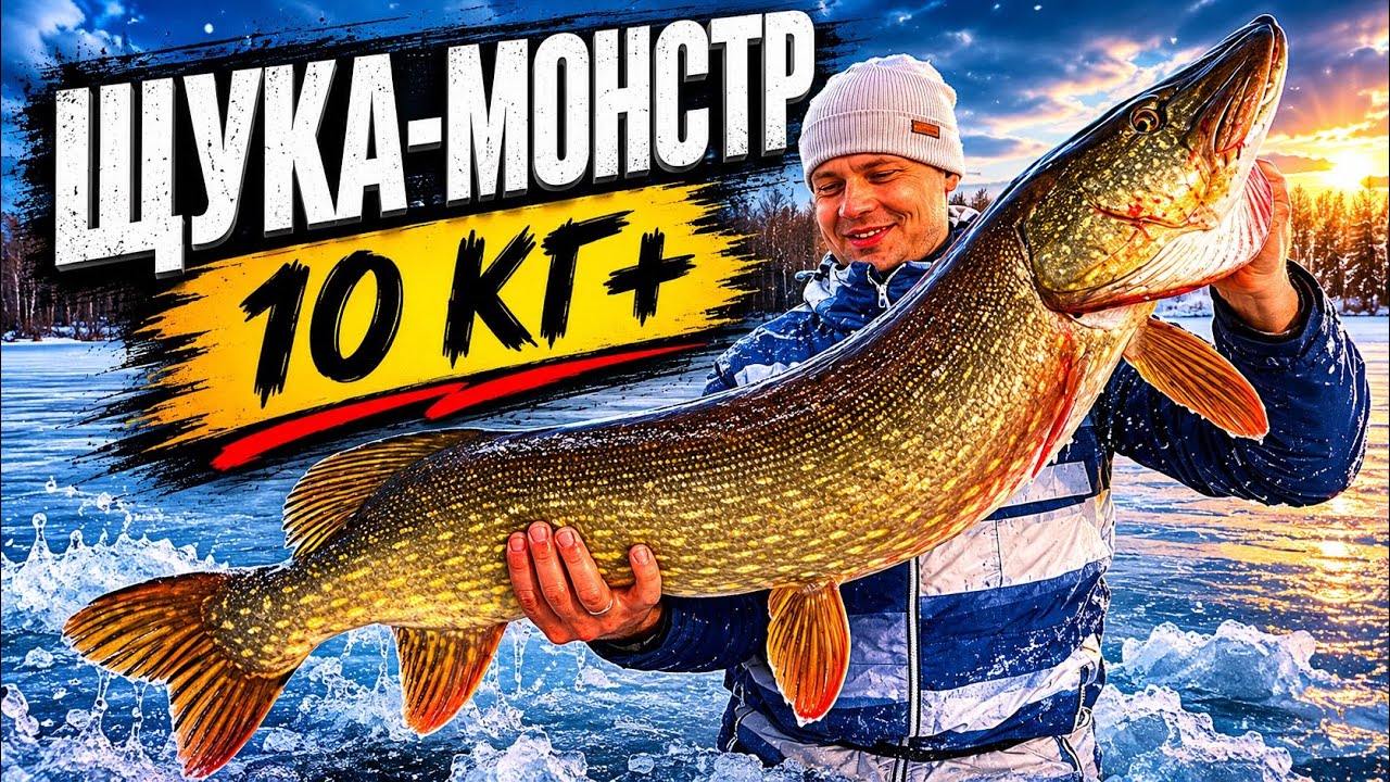 зимняя рыбалка на щуки видео