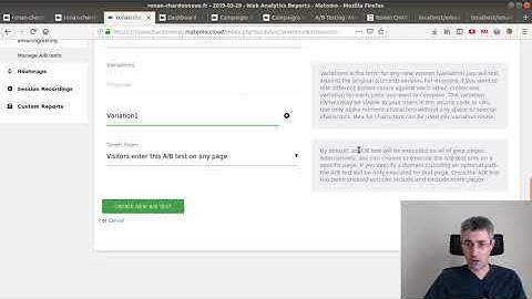 How to do A/B Testing of external communications with the Piwik Matomo A/B Testing premium features