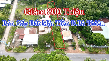 Chủ Giảm Giá 800 Triệu | Cần Bán Gấp Lô Đất 673m2 Mặt Tiền Đường Bà Thiên Xã Nhuận Đức Củ Chi.