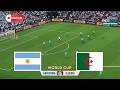 Argentina vs Algeria World Cup 2026 Simulation eFootball Argentina vs Algeria World Cup 2026 Simulation eFootball