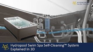 Hydropool Self-Cleaning Swim Spa System Explained In 3D