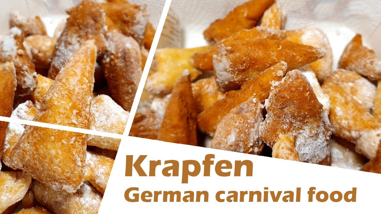 German Carnival Food Krapfen FESTIVE FEBRUARY Dessertgoth YouTube