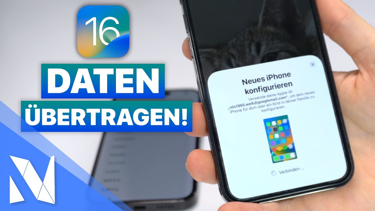 Daten vom ALTEN iPhone aufs NEUE übertragen - iPhone Schnellstart mit