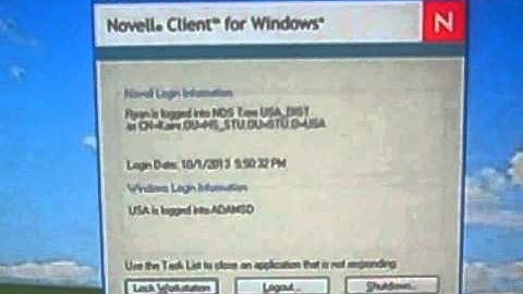 Password Change Novell