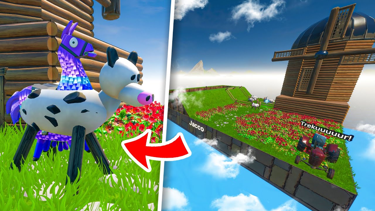 2v2v2 LLAMA WARS in Fortnite! (HOLLAND) 🧀