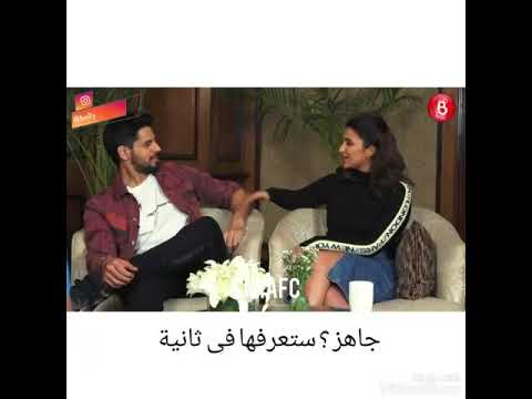 مقابلة مترجمة مع سيدهارث مالهوترا وبارينتي شوبرا احزر المشهور
