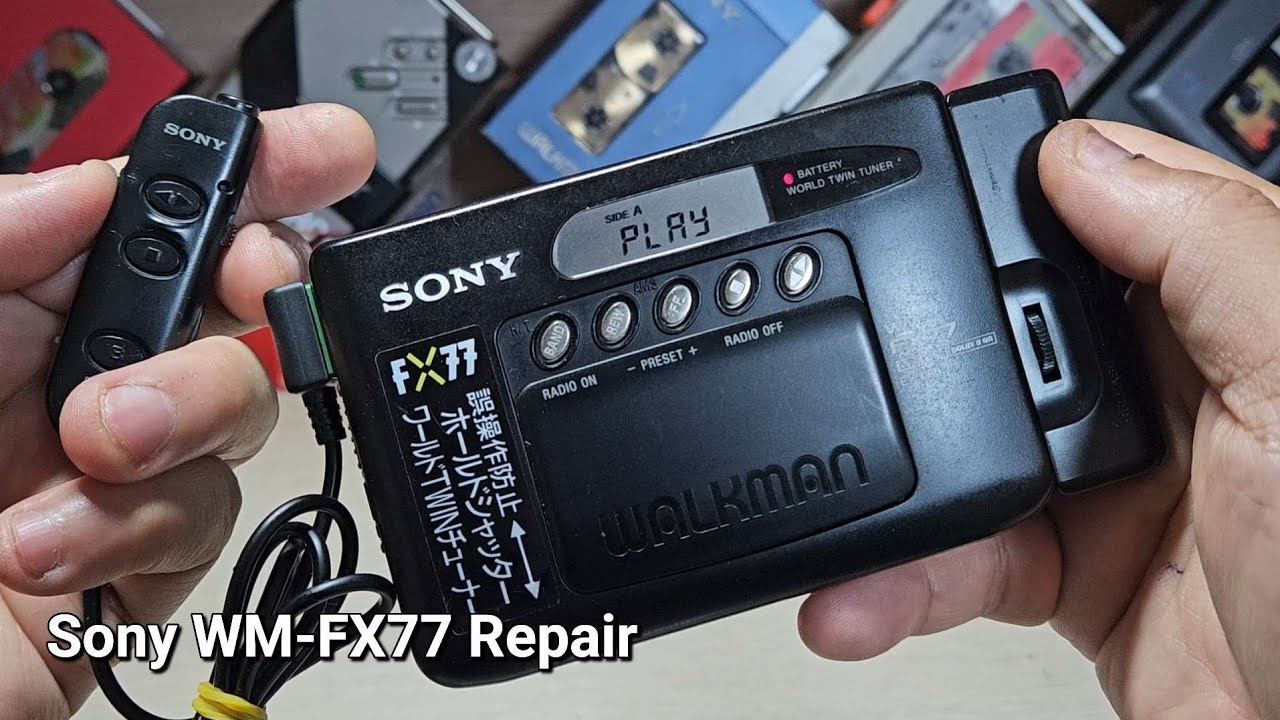 Sony WM-FX77 Repair Cassette Player Walkman - YouTube