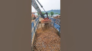 Rebar waste recycling and loading process- Good tools and machinery make work easy