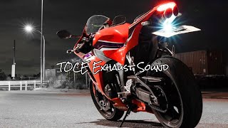 HONDA CBR600RR 2020 TOCE exhaust sound