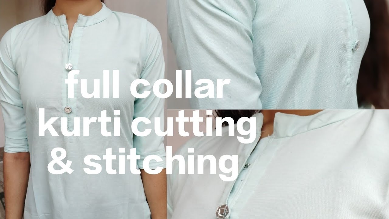 Colla Making How to make full collar|#neck #collar - YouTube