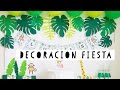 decoracion fiesta de la selva