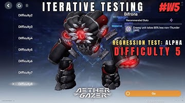 [Aether Gazer] Iterative Testing: Regression Test Alpha - Bifrons (Difficulty 5) #Week5