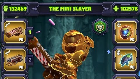 Mighty Doom: Mini Slayer with troll build vs Doom Hunter Base PT. 2 on Nightmare difficulty