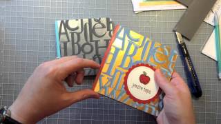 How to: Create a Journal using embossing paste and stencil
