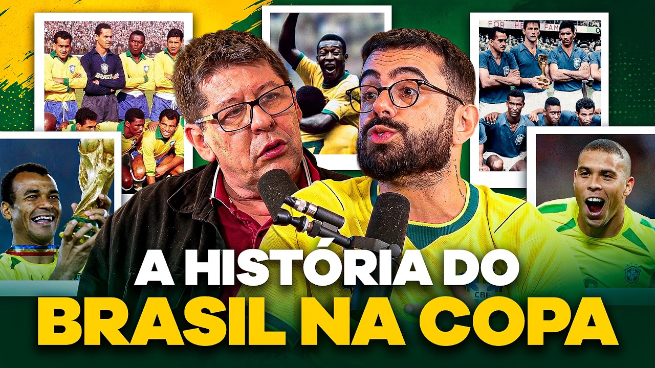 The HISTORY of BRAZIL in the WORLD CUP (with Celso Unzelte) | EDSON CASTRO PODCAST 106