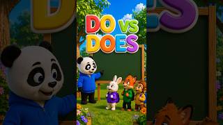 DO vs DOES 🐼 | Learn English Easily for Kids! | English Made Easy #Shorts