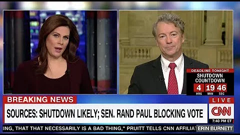 Sen. Rand Paul Discusses Opposition to Spending Bill - Feb. 2, 2018