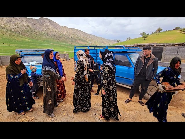 Rural lifestyle.  The Cobra family has come to see Peren's family.  #villagelife class=